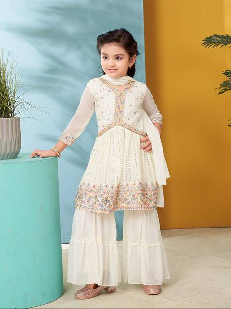 Girls Festive & Party Salwar and Kurta Set