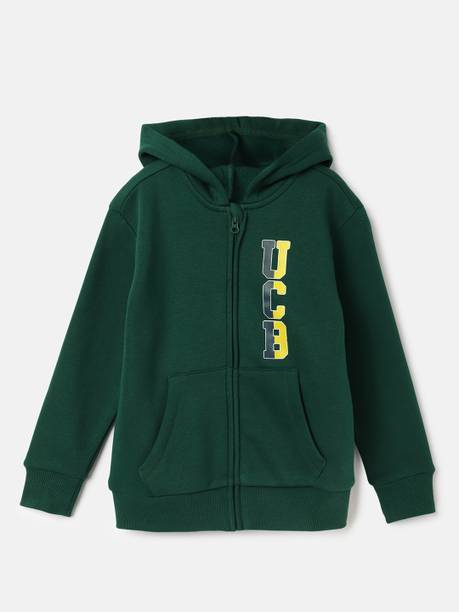 Baby Boys Full Sleeve Printed Hooded Sweatshirt