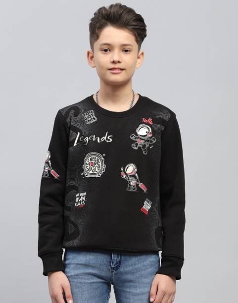 Boys Full Sleeve Printed Sweatshirt