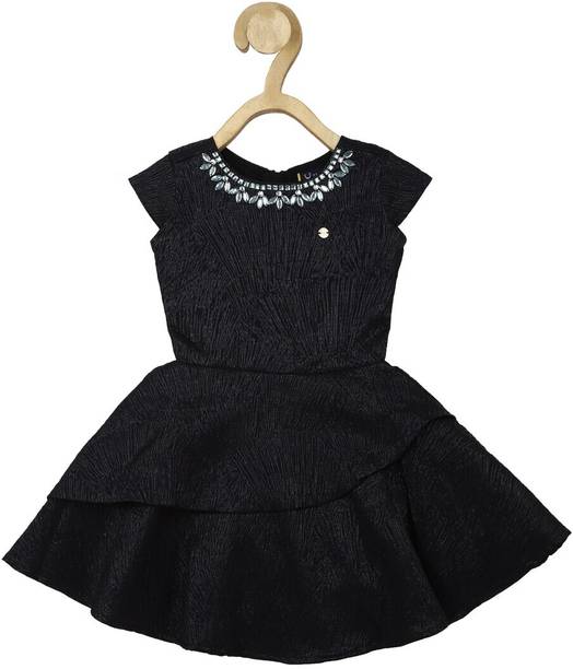 Girls Midi/Knee Length Casual Dress