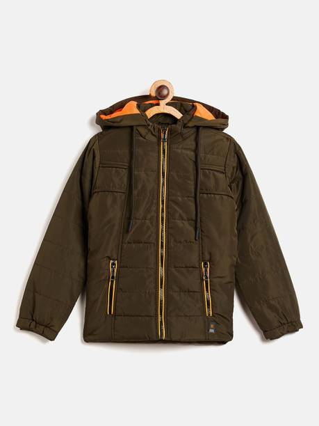Boys Solid Bomber Jacket