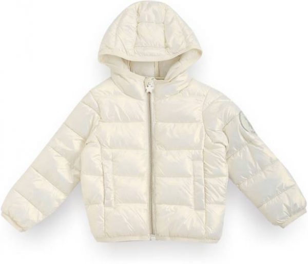 Girls Solid Puffer Jacket