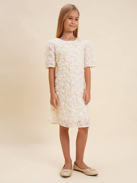 Girls Midi/Knee Length Party Dress