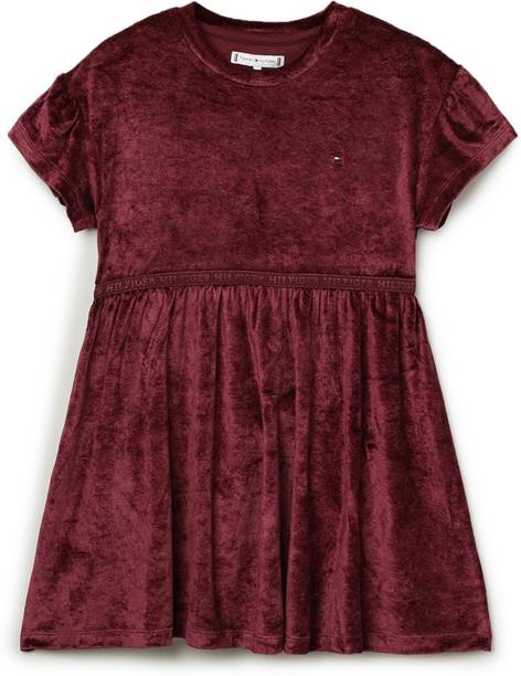 Baby Girls Midi/Knee Length Casual Dress