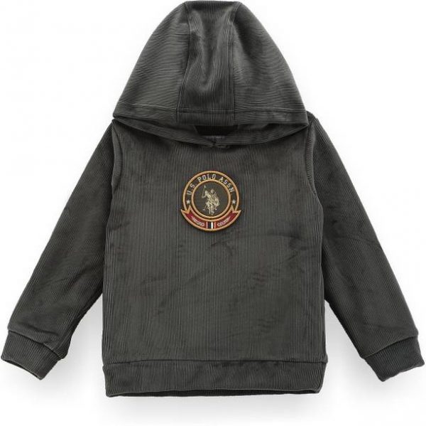 Boys Full Sleeve Printed Hooded Sweatshirt