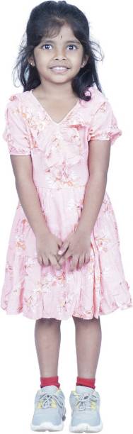 Girls Midi/Knee Length Party Dress