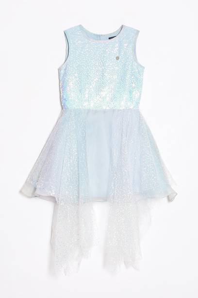 Girls Midi/Knee Length Casual Dress