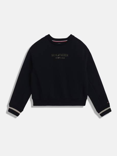 Girls Full Sleeve Printed Sweatshirt