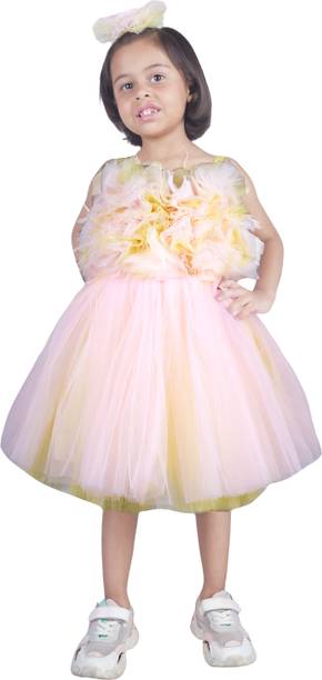 Girls Below Knee Festive/Wedding Dress