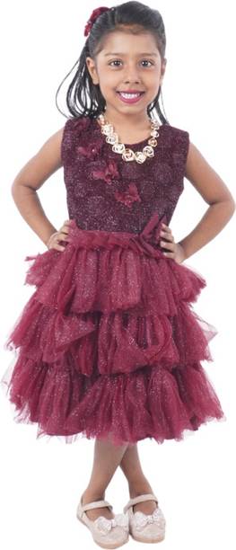 Girls Below Knee Festive/Wedding Dress