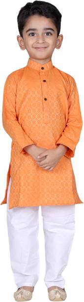 Boys Festive & Party, Wedding, Casual Kurta and Pyjama Set