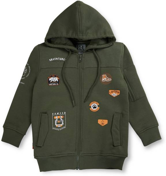 Baby Boys Printed Casual Jacket