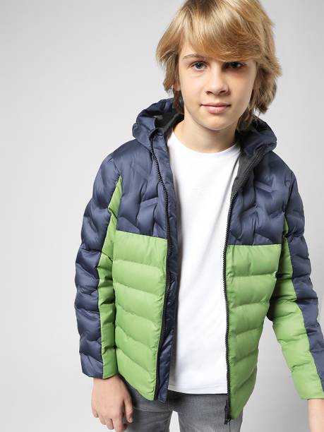 Boys Colorblock Puffer Jacket