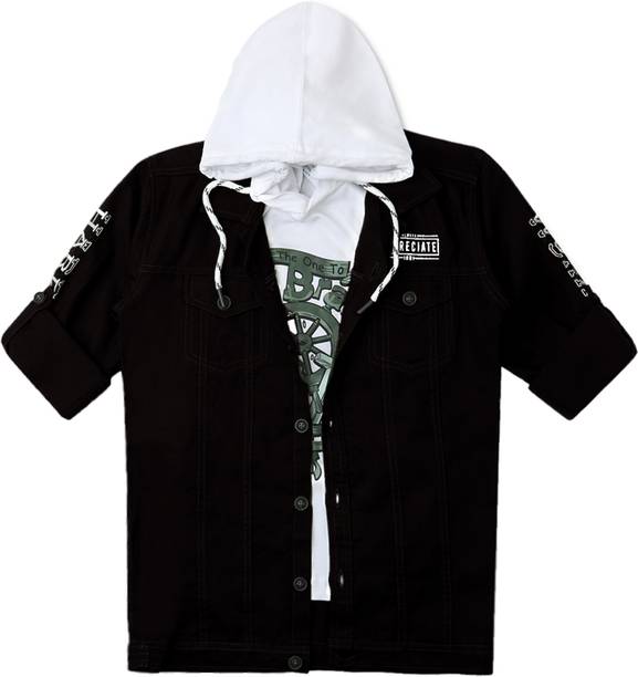 Boys Printed Casual Jacket