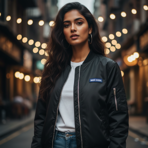 Black Bomber Jacket