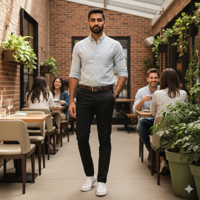 Black Chino Pants - Image 2