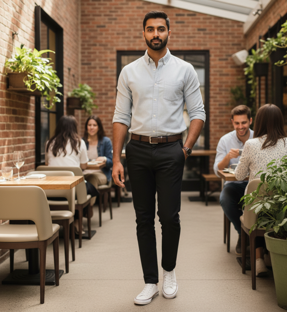 Black Chino Pants - Image 3