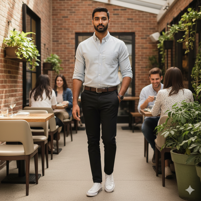 Black Chino Pants - Image 3