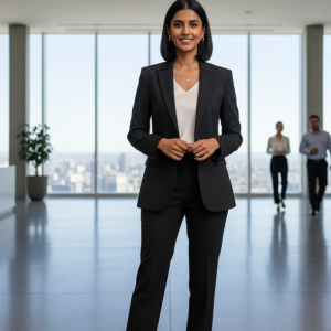 Black Formal Blazer Set