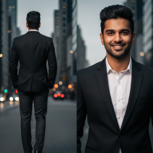Black Slim Fit Blazer