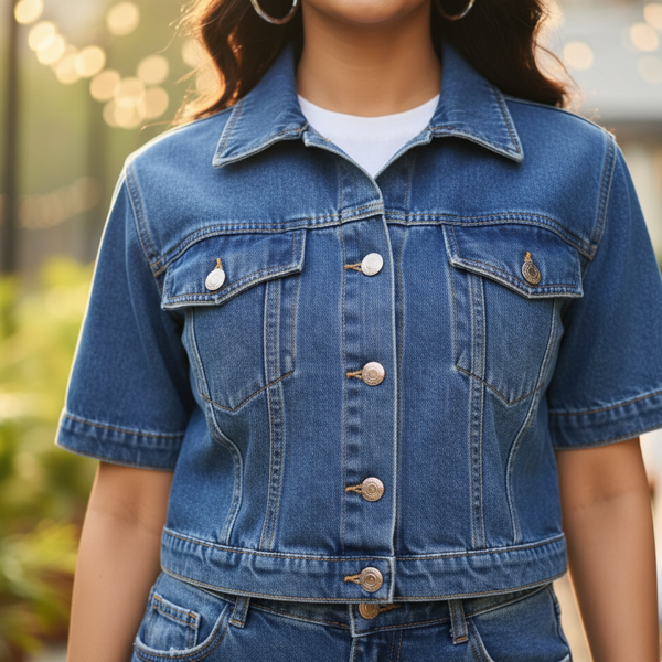 Blue Denim Co-ord Set