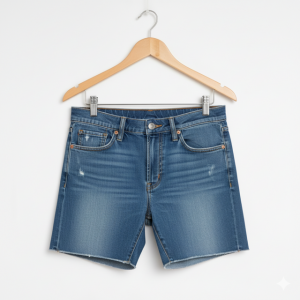 Blue Denim Shorts