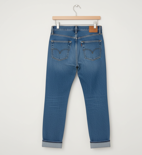 Blue Mom Jeans - Image 2