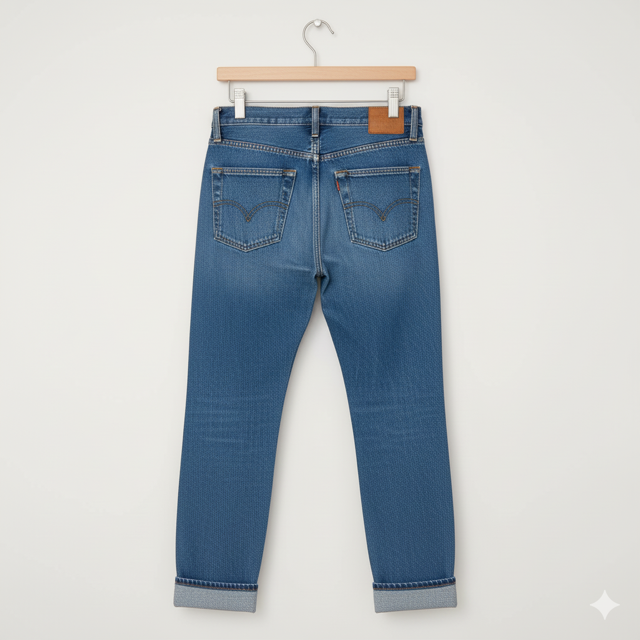 Blue Mom Jeans - Image 2