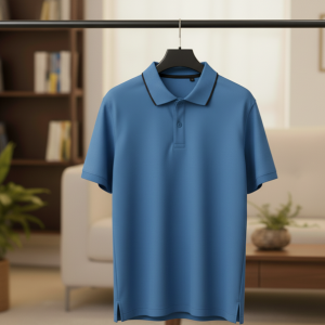 Blue Slim Fit Performance Polo