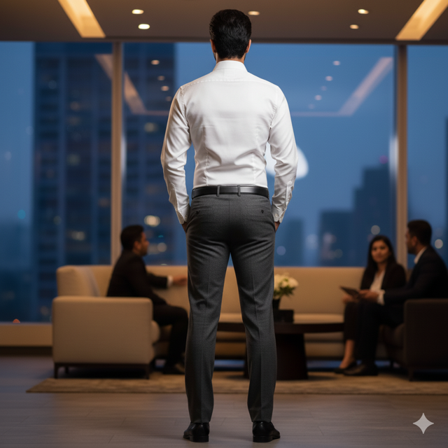 Bright White Formal Dress Shirt - Image 2