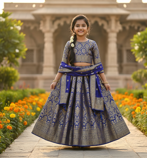 Brocade Silk Lehenga
