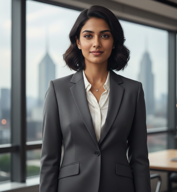Charcoal Formal Blazer