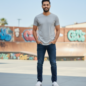 Charcoal Gray Jeans