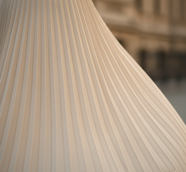 Cream Pleated Skirt - Image 3