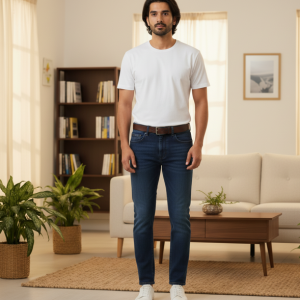 Dark Indigo Straight Fit Jeans