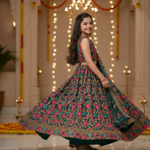Floral Embroidered Lehenga