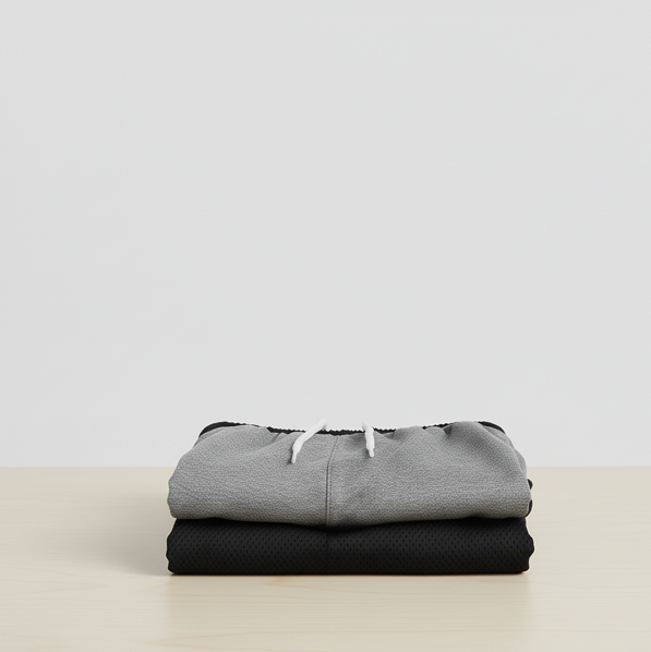 Gray Sports Athletic Shorts - Image 2