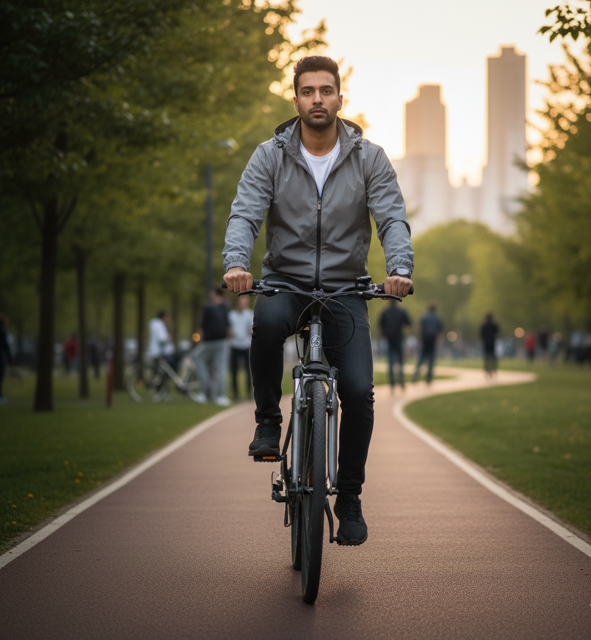 Gray Windcheater Jacket