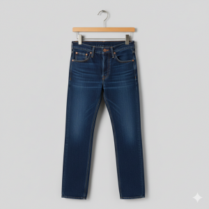 Indigo Straight Cut Jeans