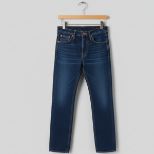 Indigo Straight Cut Jeans