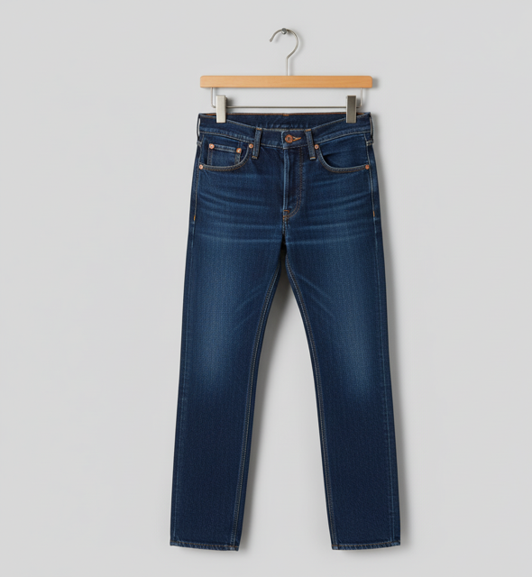 Indigo Straight Cut Jeans