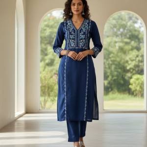 Indigo Straight Cut Suit