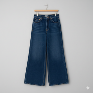 Indigo Wide Leg Jeans