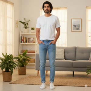 Light Wash Skinny Jeans