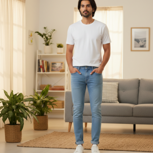 Light Wash Skinny Jeans