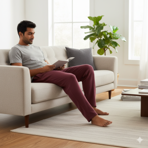 Maroon Comfortable Lounge Pants