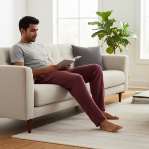 Maroon Comfortable Lounge Pants