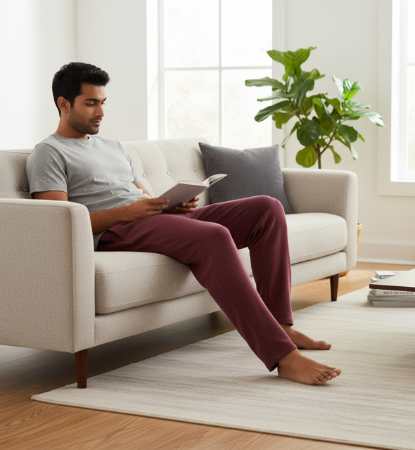Maroon Comfortable Lounge Pants
