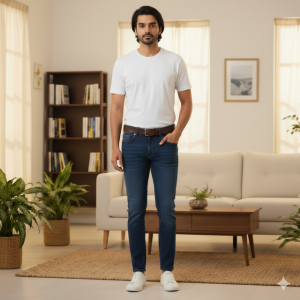 Medium Blue Slim Fit Jeans