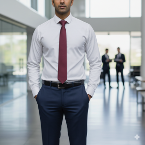 Navy Blue Formal Trousers